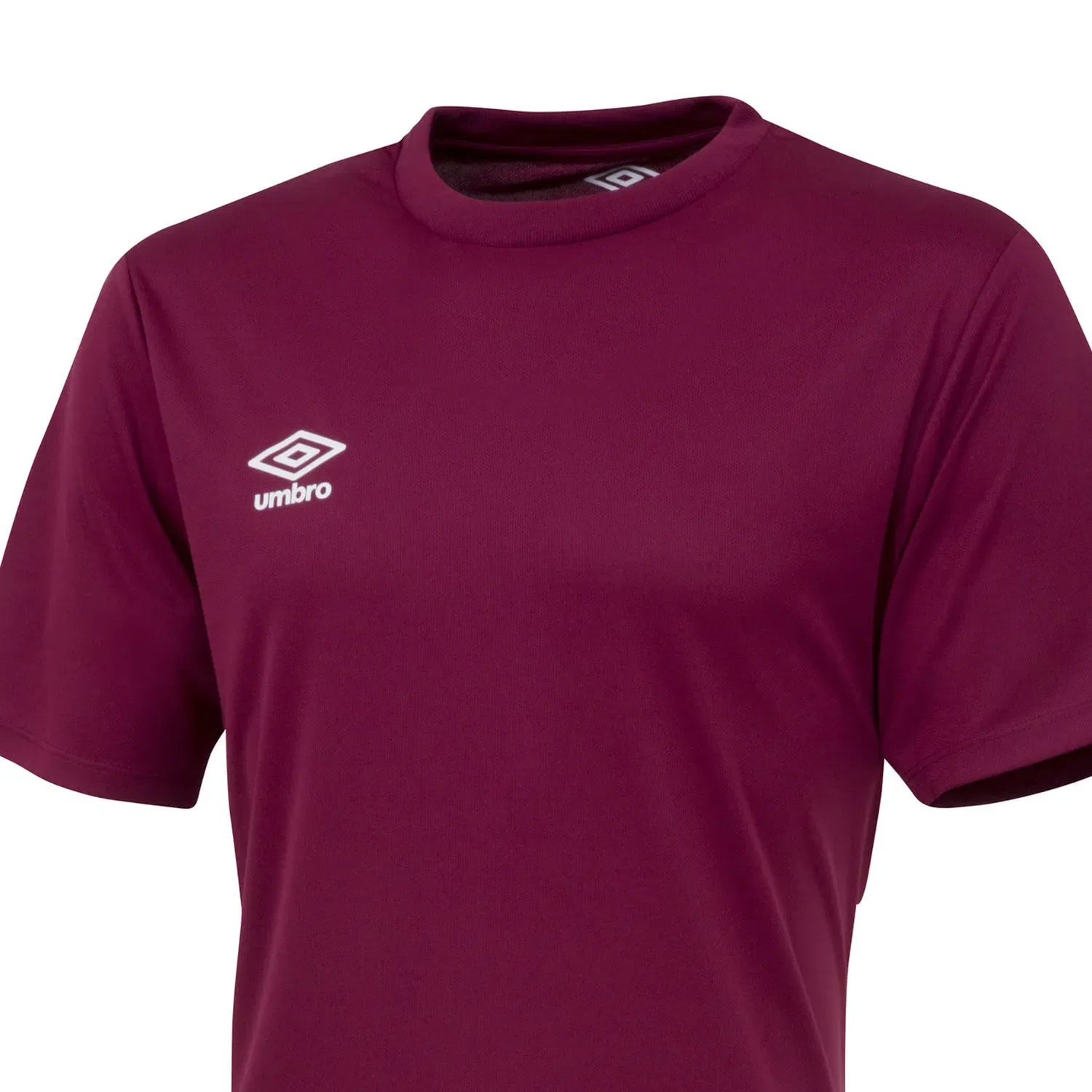 Футболка детская с логотипом Umbro, бордовый — фото 3