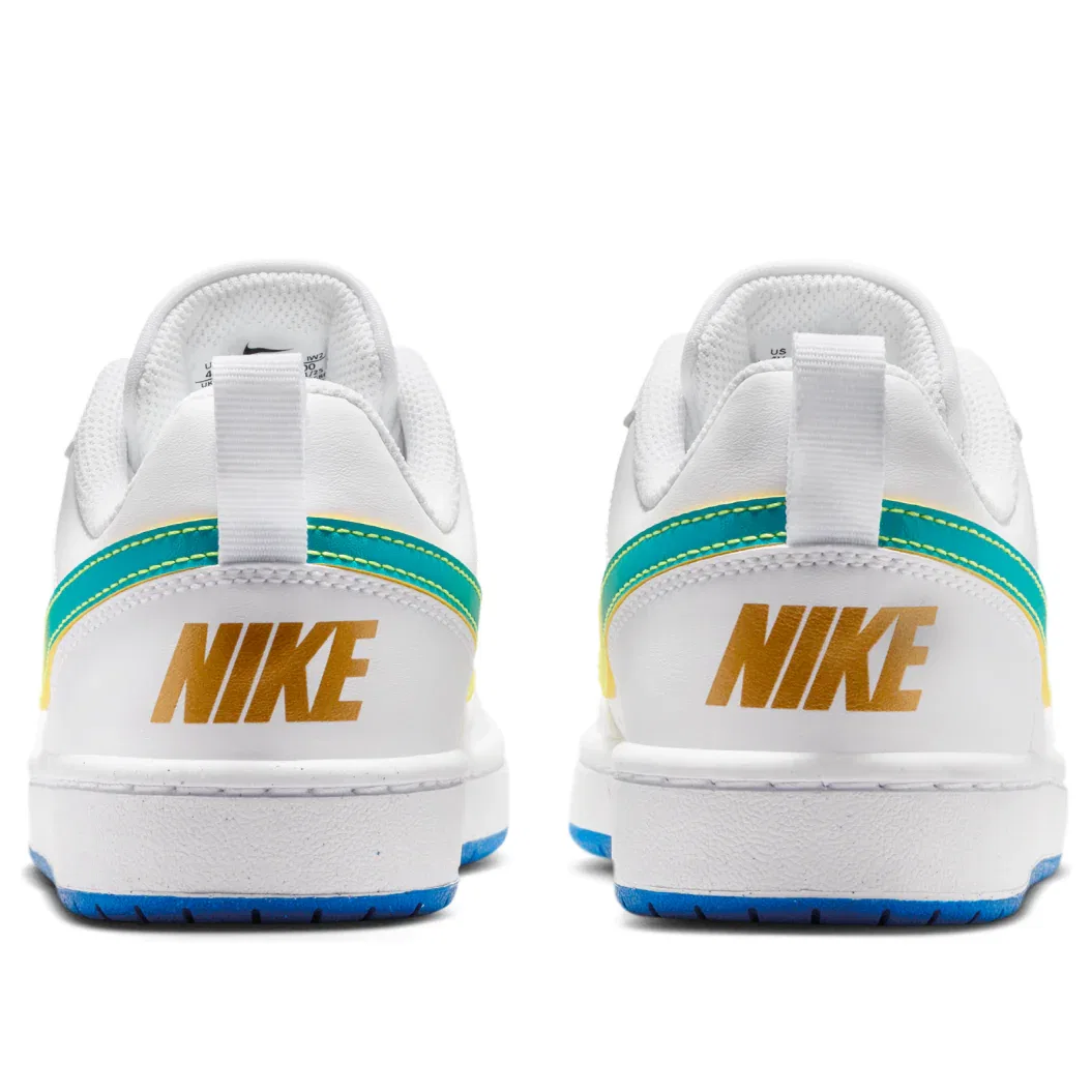 Кроссовки Nike Court Borough Low 'White Soar Sonic Yellow' IR3997-100, белый — фото 4
