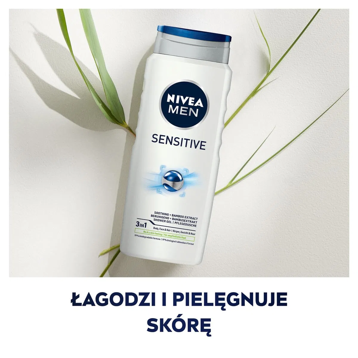 Мужской гель для душа «Sensitive» с бамбуковым молочком от Nivea Men Nivea — фото 2