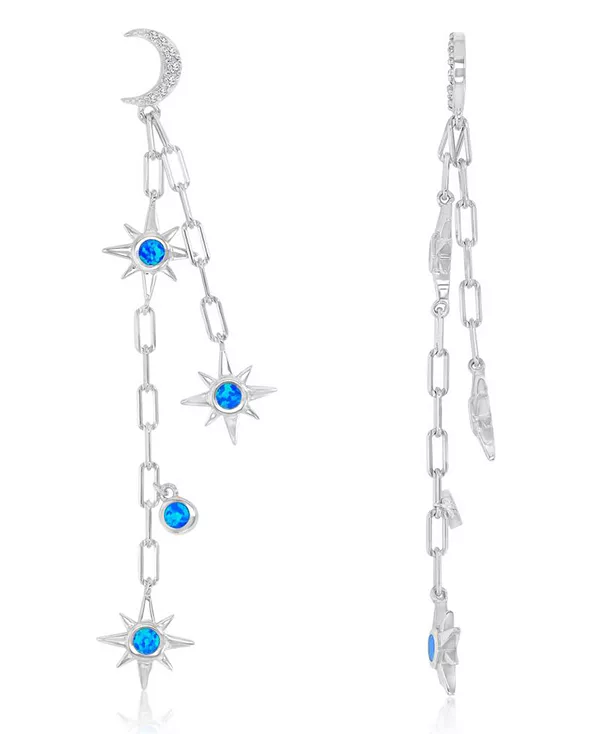 

Серьги с опалом из стерлингового серебра Macy'S, silver