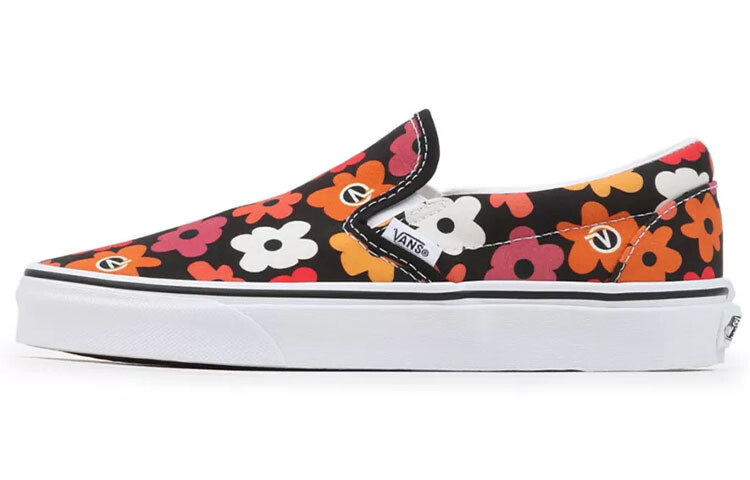 Классические туфли-лодочки с цветочным принтом Vans