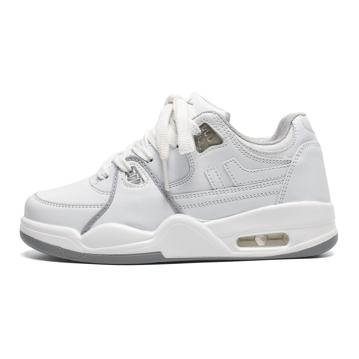 

Кроссовки Circle small Skateboarding Shoes Unisex Low-top, белый/серый