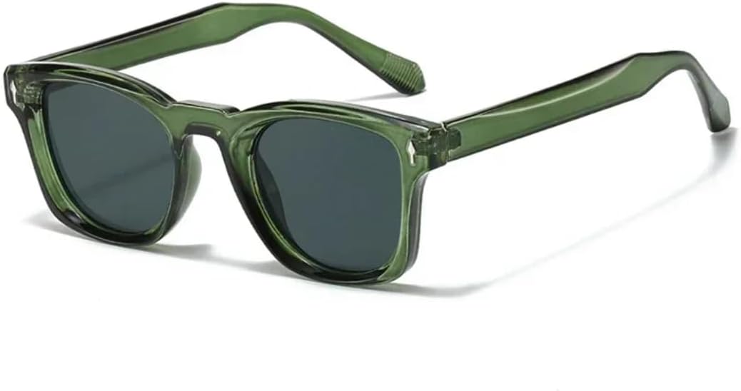 

Солнцезащитные очки Retro Rivets для женщин, модные градиентные очки с защитой от УФ-излучения UV400 для мужчин, зеленые и черные солнцезащитные очки SZVVBKK, Green Grey