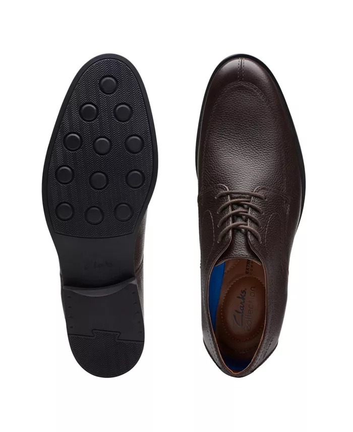 Мужские оксфорды Whiddon Apron из коллекционной линейки Clarks, коричневый — фото 4