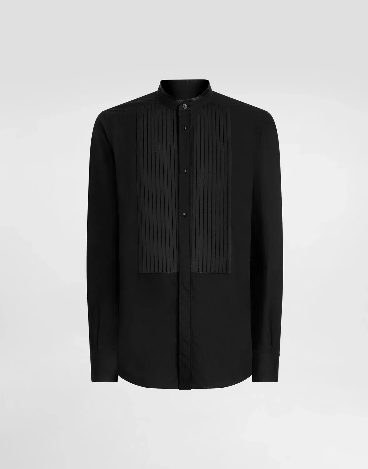 Рубашка из хлопка Supima золотого цвета DOLCE & GABBANA, черный