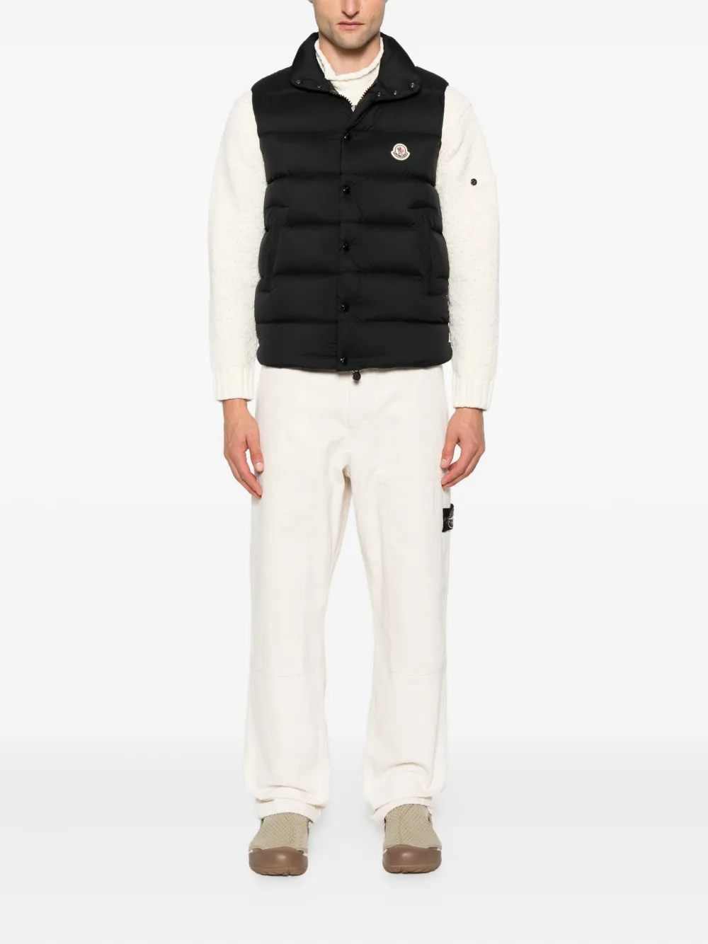 Жилет Tibb MONCLER, черный — фото 2