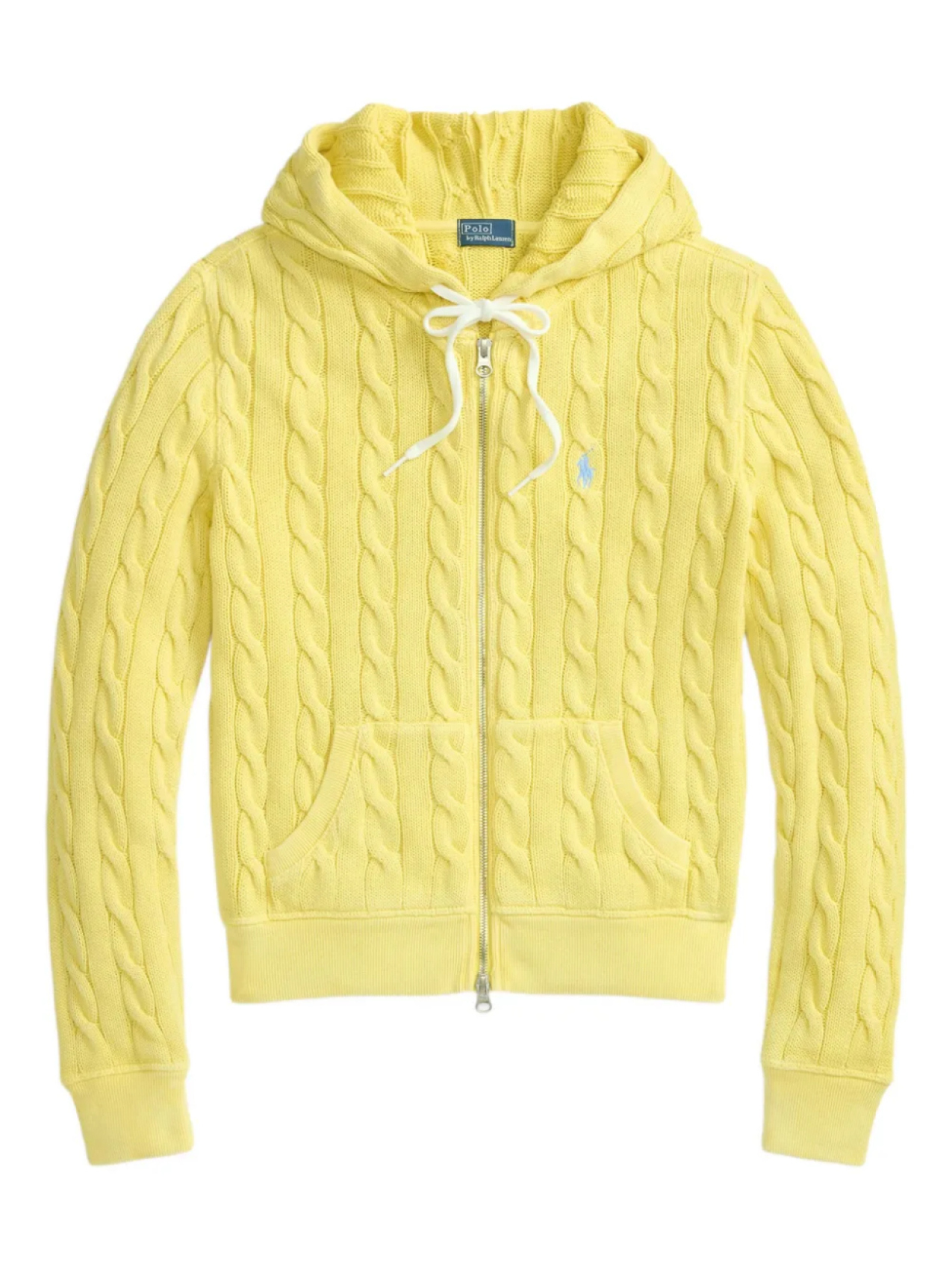 

Polo Ralph Lauren худи фактурной вязки, желтый