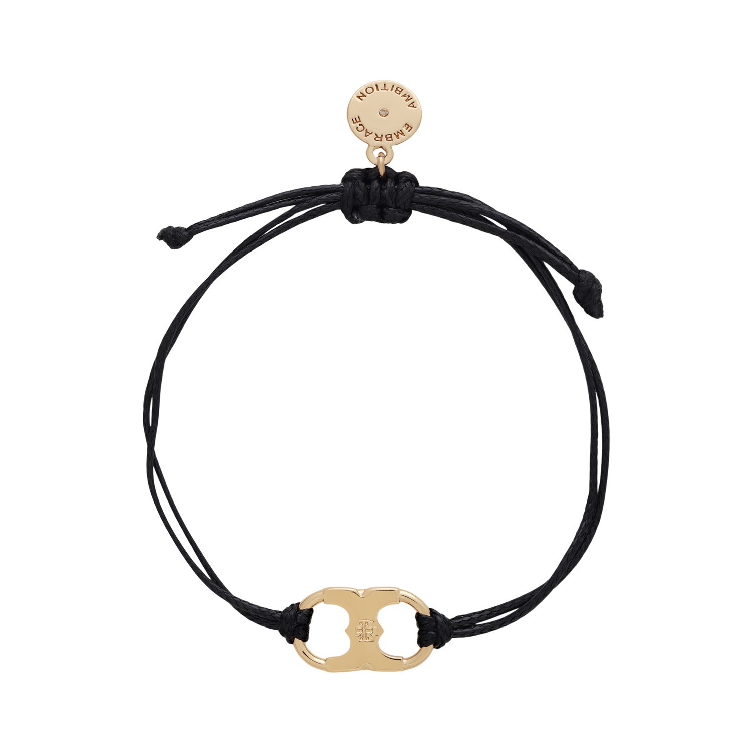

TORY BURCH Браслет Alloy Hand Rope Women's Black/Gold