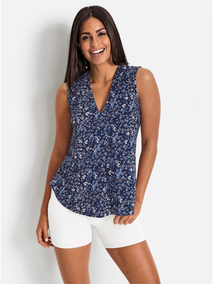 

WITT WEIDEN Футболка с принтом в темно-синем и королевском синем цветах