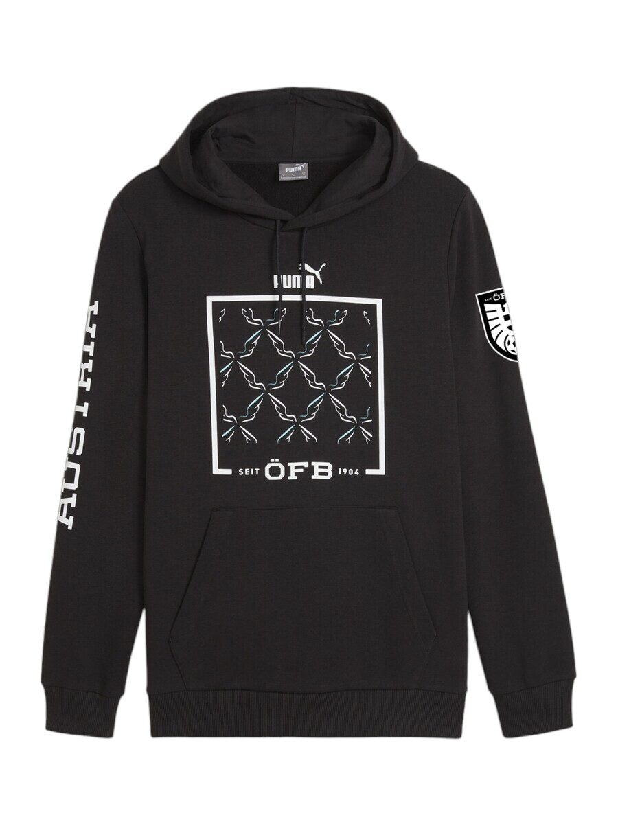 

Свитер с капюшоном на молнии PUMA Athletic Sweatshirt, черный