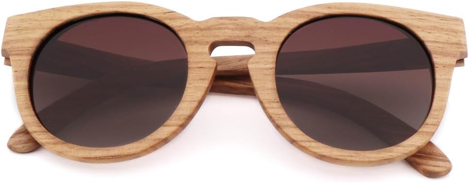 

Деревянные поляризованные солнцезащитные очки для мужчин с защитой UV400, женские солнцезащитные очки для путешествий и верховой езды, модные женские очки UJNHGQ, Gradient Brown