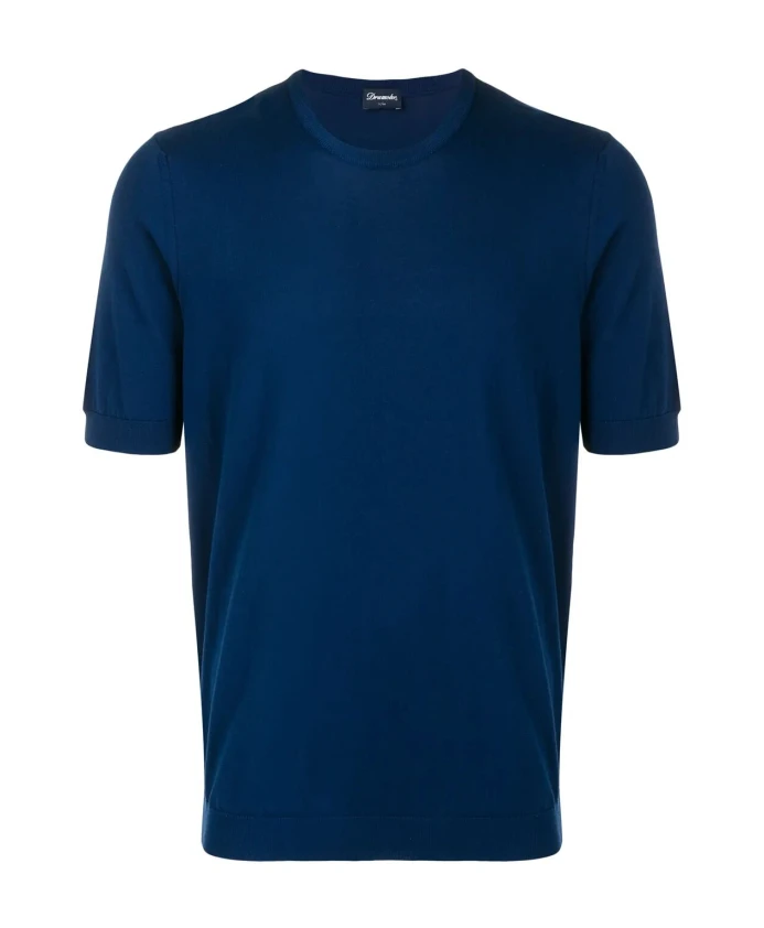

Повседневная футболка с круглым вырезом Drumohr, синий