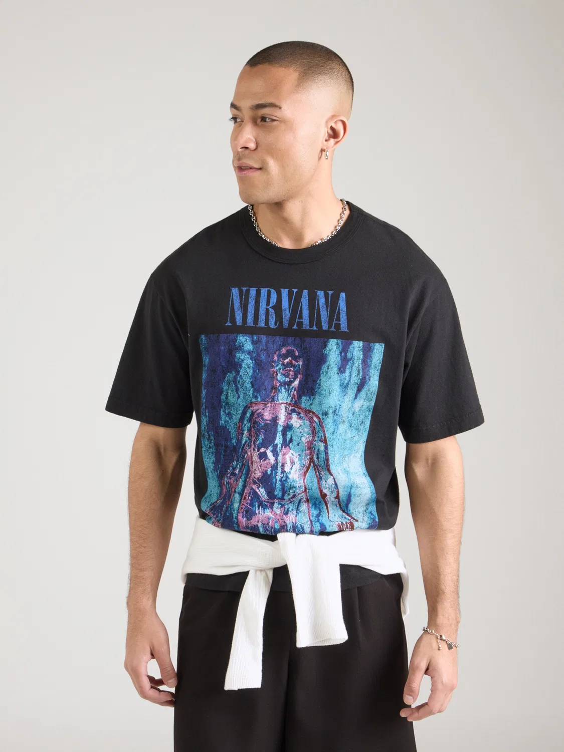 Рубашка Gap NIRVANA черного цвета — фото 3