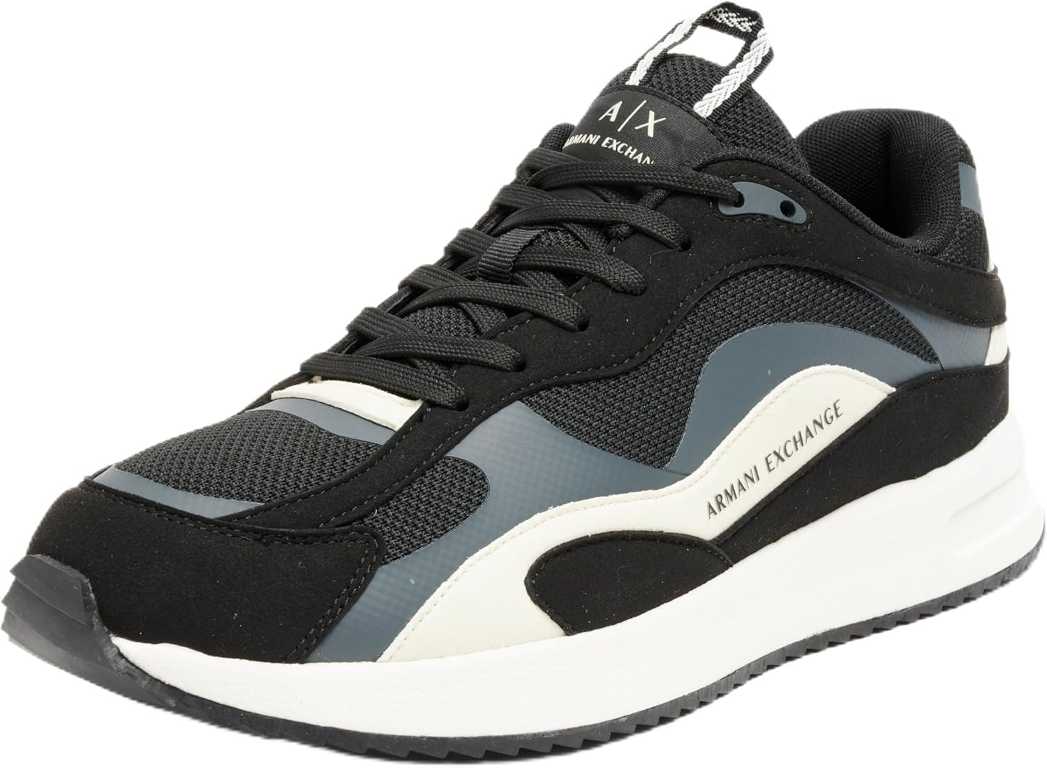

Мужские кроссовки Armani Exchange Dusseldorf на шнуровке, черный/серый/темно-серый