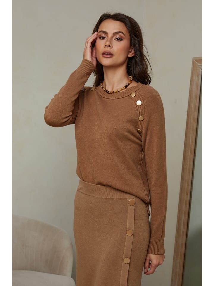 

Пуловер Joséfine Pullover God, светло-коричневый