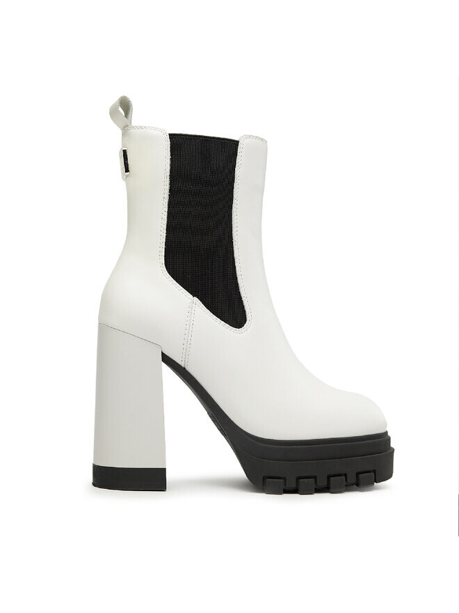 Ботильоны на блочном каблуке Tjw High Heel Chelsea Tommy Jeans, белый