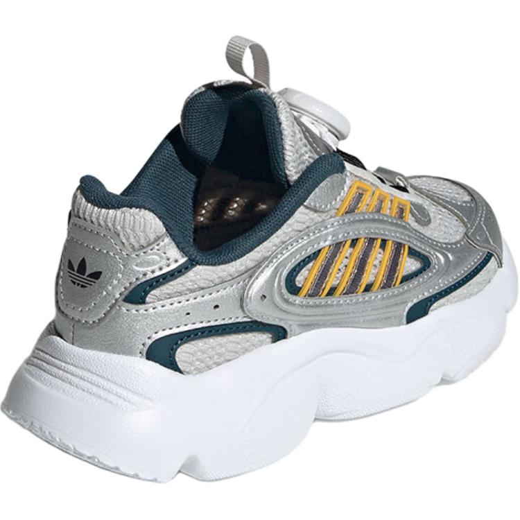 Детские кроссовки Ozmillen Breathable Low Top для бега Adidas Originals, желтый — фото 4