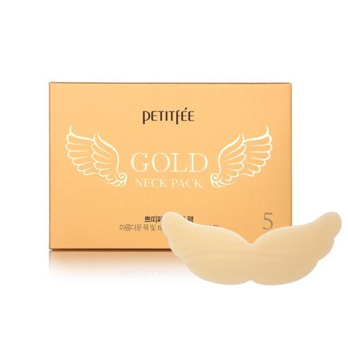 

Petitfee, набор гидрогелевых масок для шеи Gold Neck Pack, 5 шт.