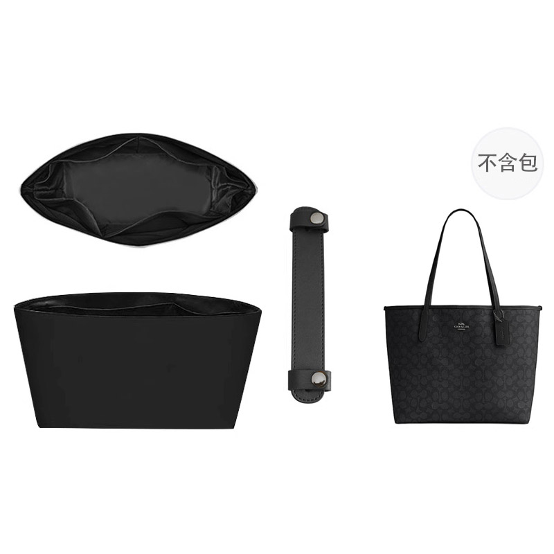 

Luxury Care Artisan Workshop Вкладыш для сумки, Charcoal Black City 33 Two-Piece Set[Super-Light Liner+Pressure-Relief Shoulder Strap Pad]