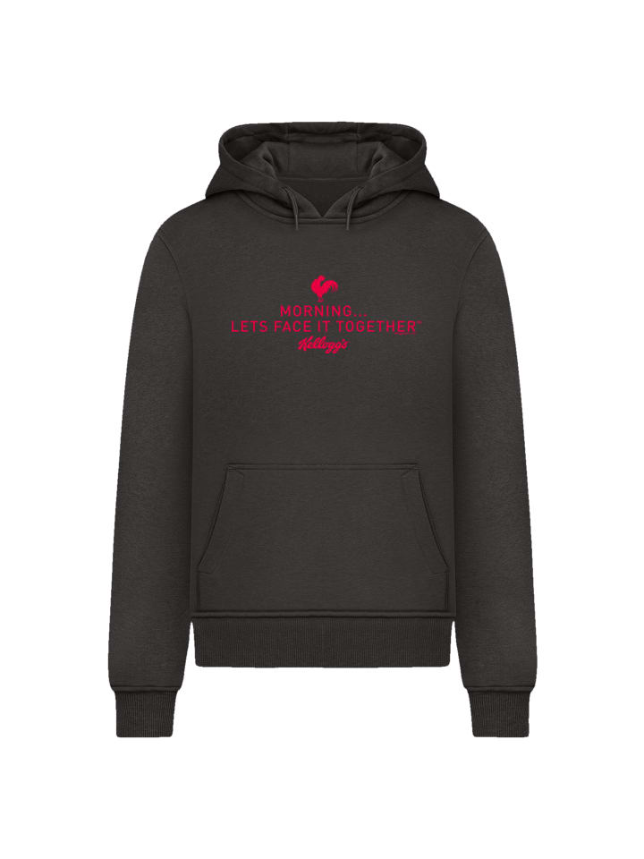 

Худи Kellogg's Breakfast Cereals Morning Lets Face It в черном цвете F4NT4STIC