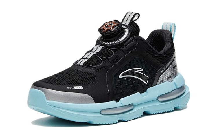 Кроссовки Anta kids Kids Lifestyle Shoes GS Low-top Black/Sliver — фото 2