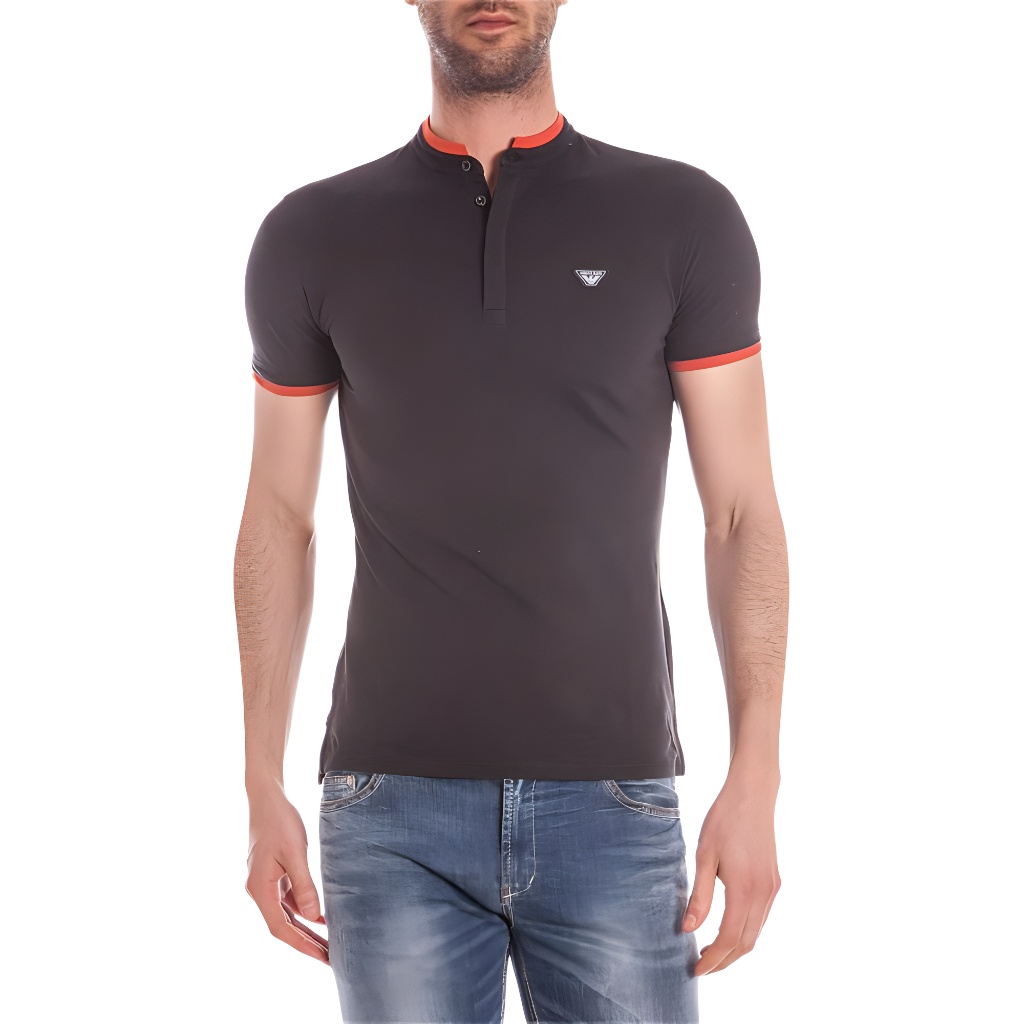 

ARMANI JEANS Футболка мужская черная, Черный, ARMANI JEANS Футболка мужская черная