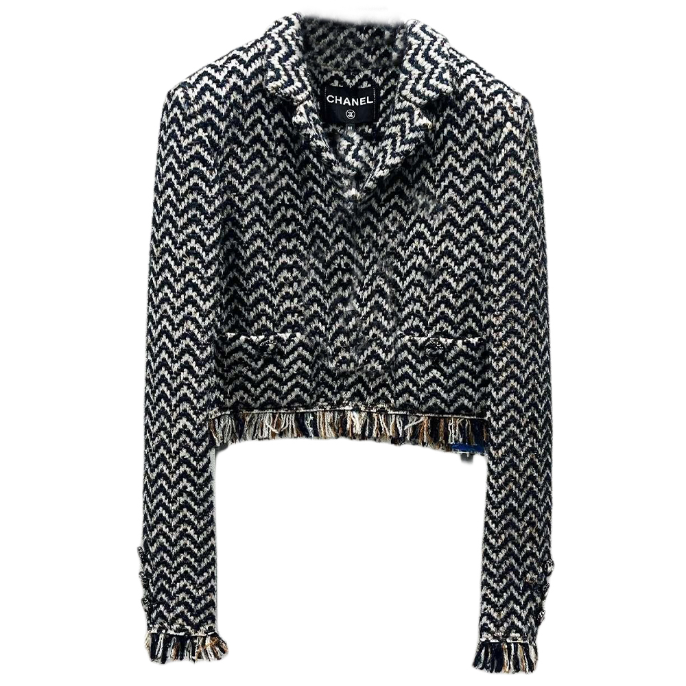 

CHANEL Куртка женская черно-белая, Black White