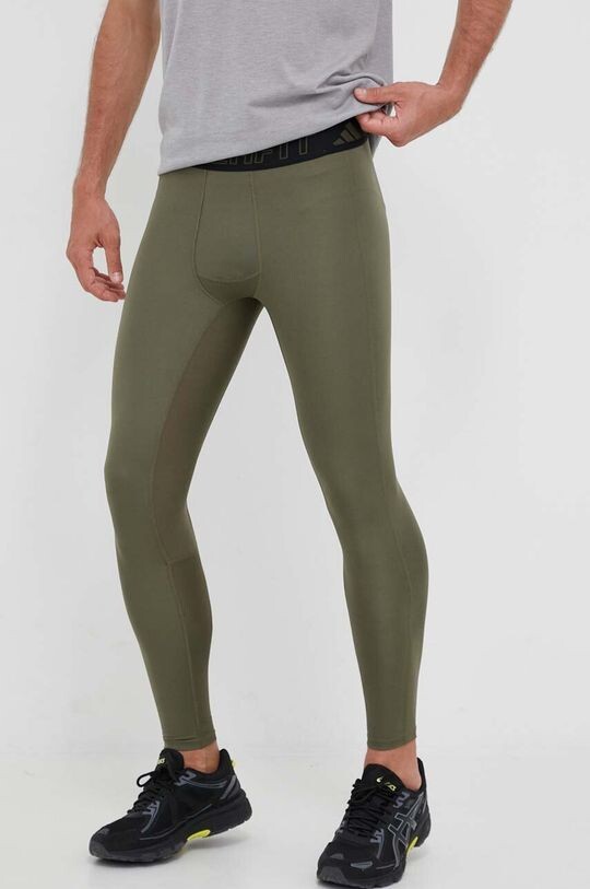 

Леггинсы для тренировок Techfit adidas, зеленый