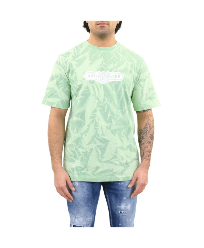 

Зеленая футболка Menef, стандартный крой. Daily Paper, зеленый