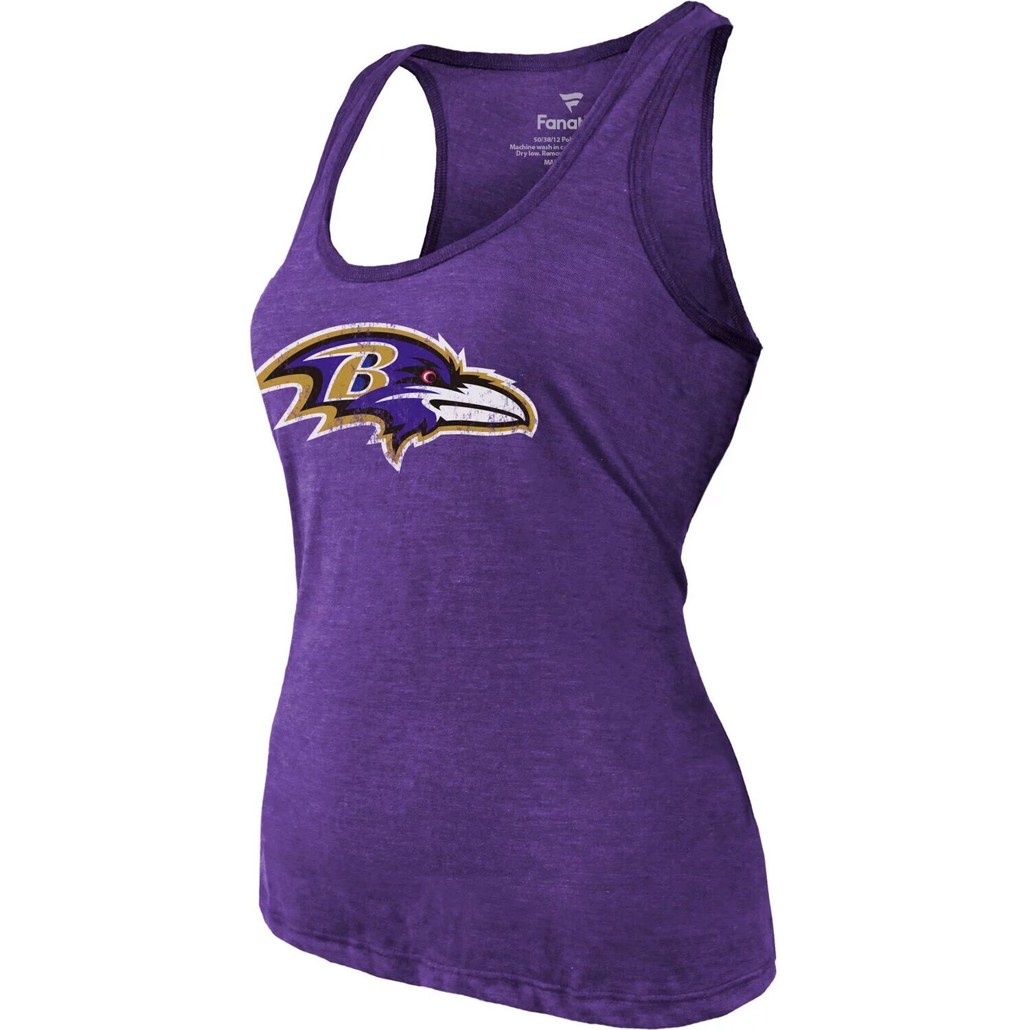 

Женская фиолетовая майка Fanatics с принтом Baltimore Ravens, имя и номер, трехцветная смесь Majestic, Фиолетовый, Женская фиолетовая майка Fanatics с принтом Baltimore Ravens, имя и номер, трехцветная смесь Majestic