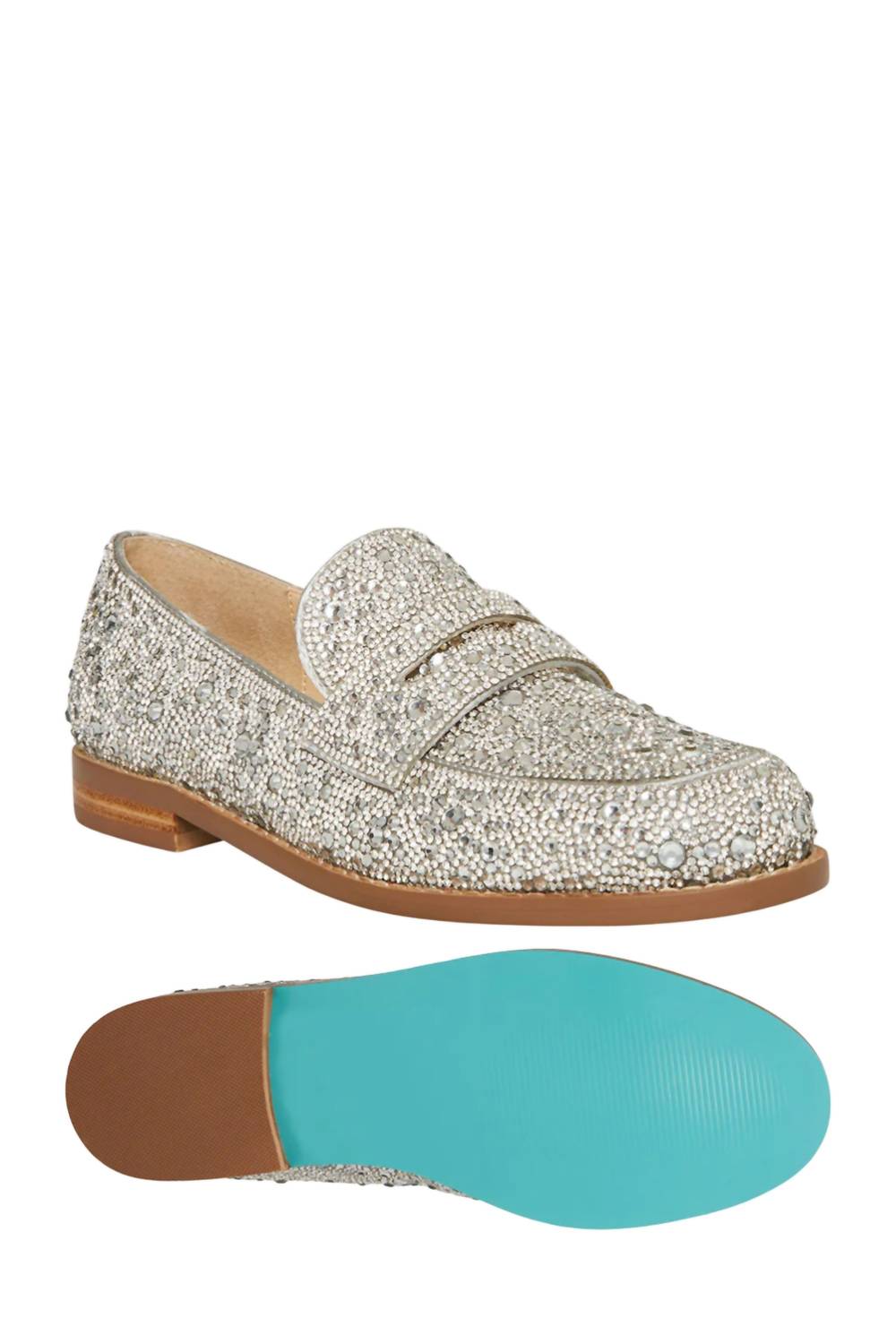 Лоферы женские Betsey Johnson, цвет rhinestones