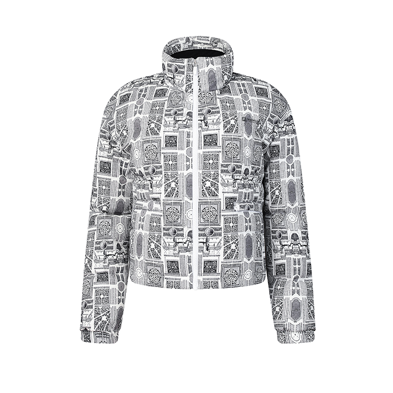 

Куртка пуховая Golf Series женская с принтом по всей поверхности FILA, All Over Print