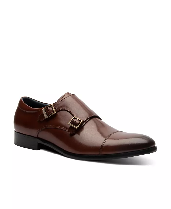 

Мужские лоферы Miles Dress Slip-On с мыском и двойной монашеской пряжкой Blake McKay, коричневый