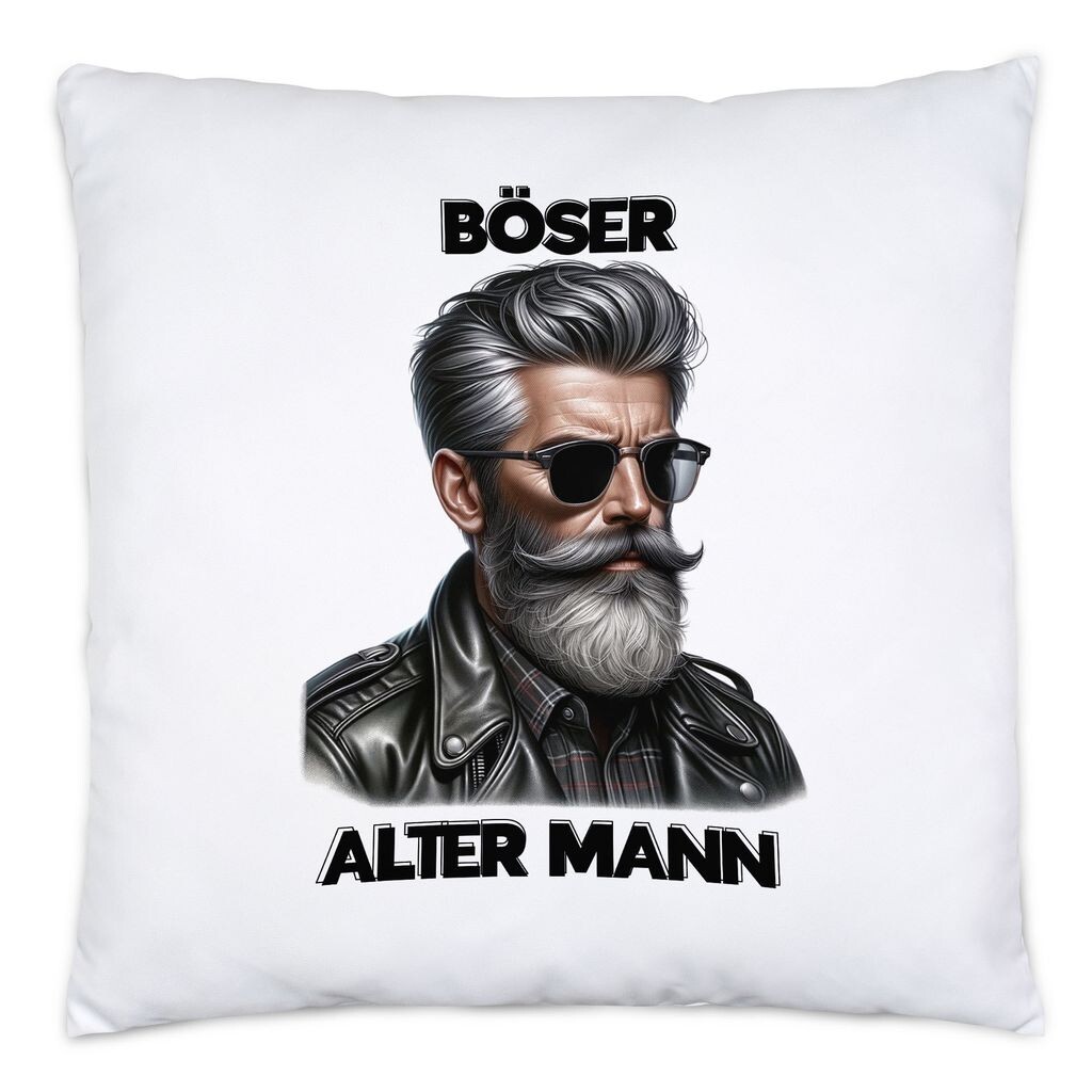 

Подушка Bad Old Man Cool Guy с наполнителем - Pension Lifestyle Hey!Print