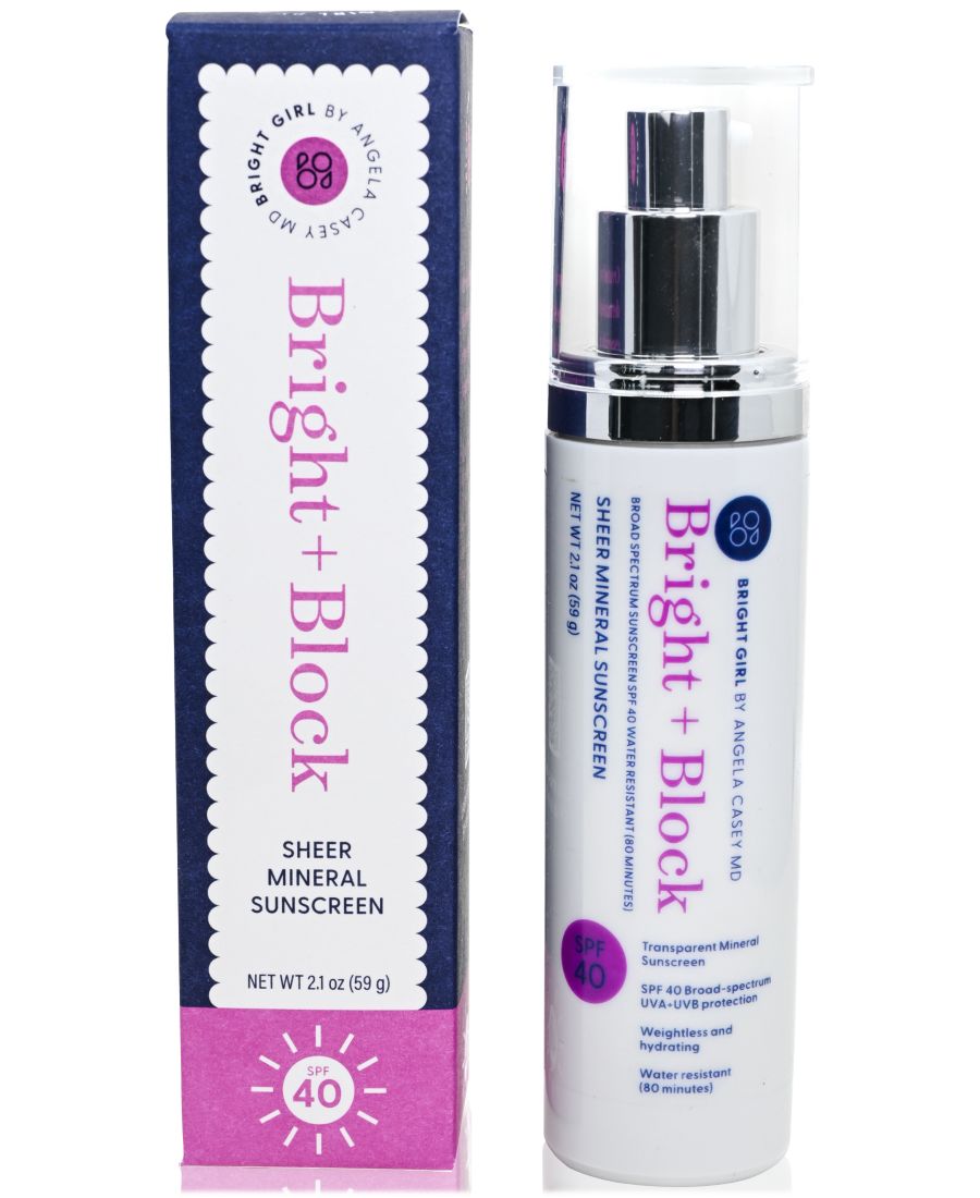 Солнцезащитный крем Bright + Block Sheer Mineral Sunscreen SPF 40, 2.1 унции Bright Girl, — фото 2
