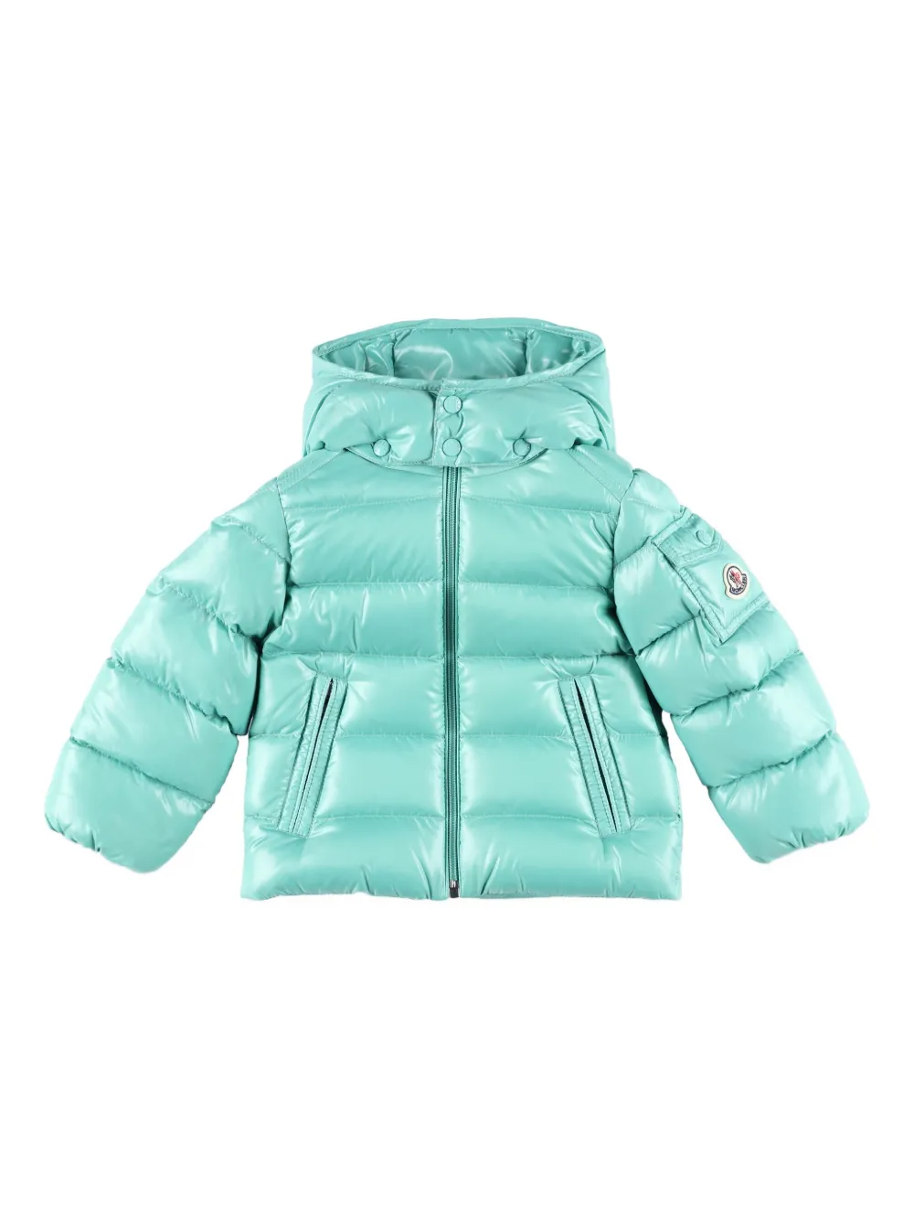 

Пуховик Maya с капюшоном Moncler Enfant, зеленый