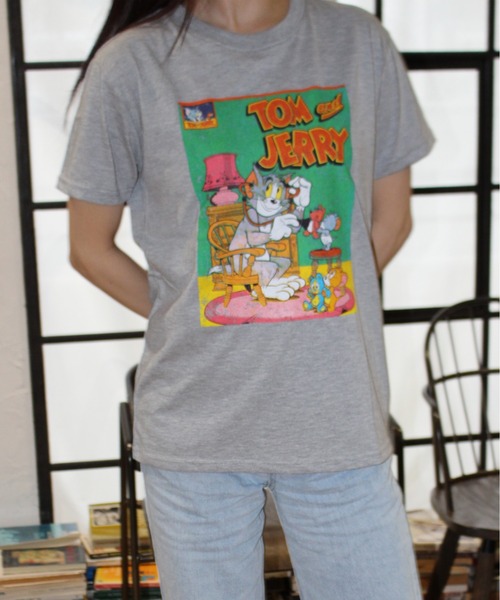 

Футболка хлопковая с коротким рукавом, принт "Том и Джерри" TOM&JERRY