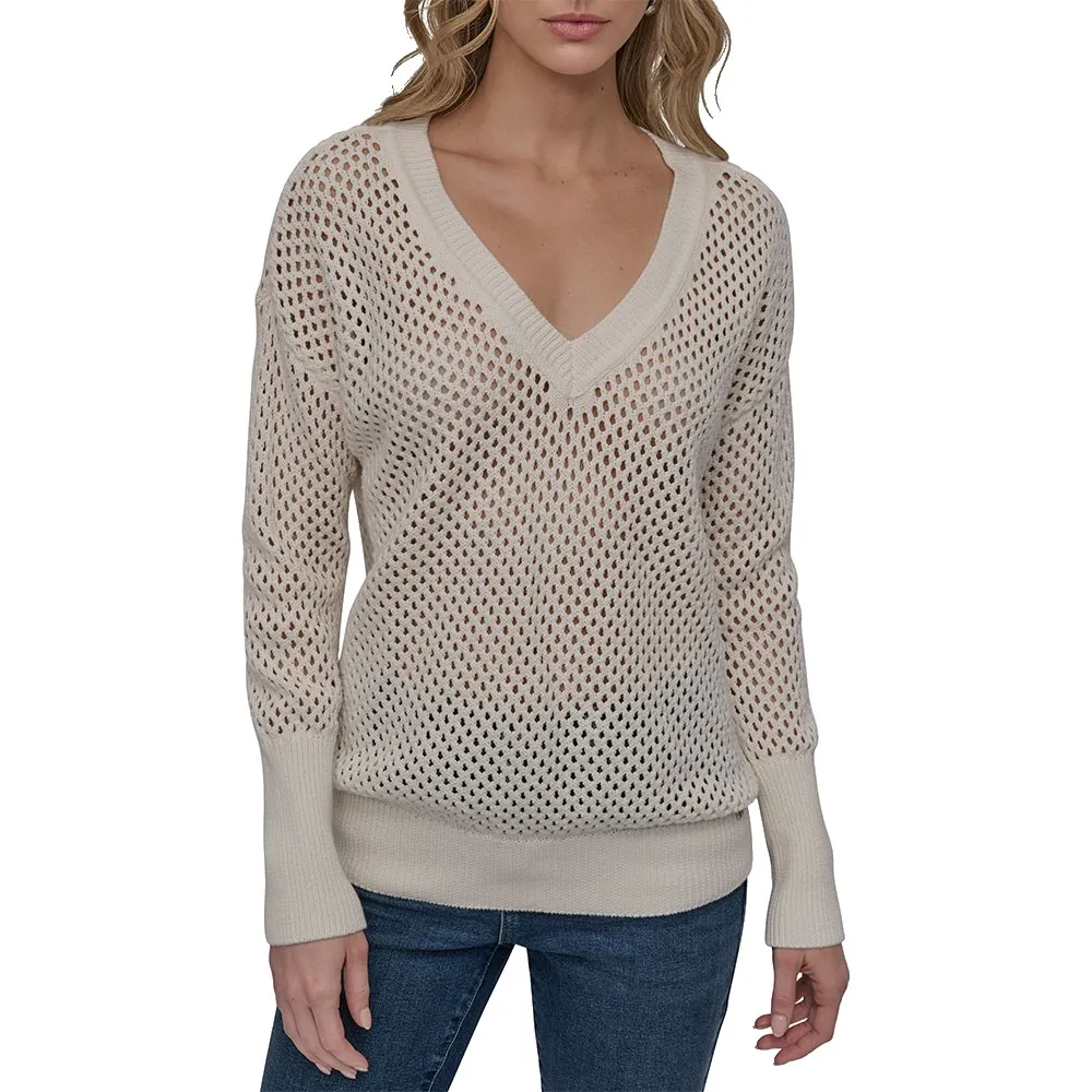 

Футболка с длинным рукавом DKNY DW7000505, бежевый