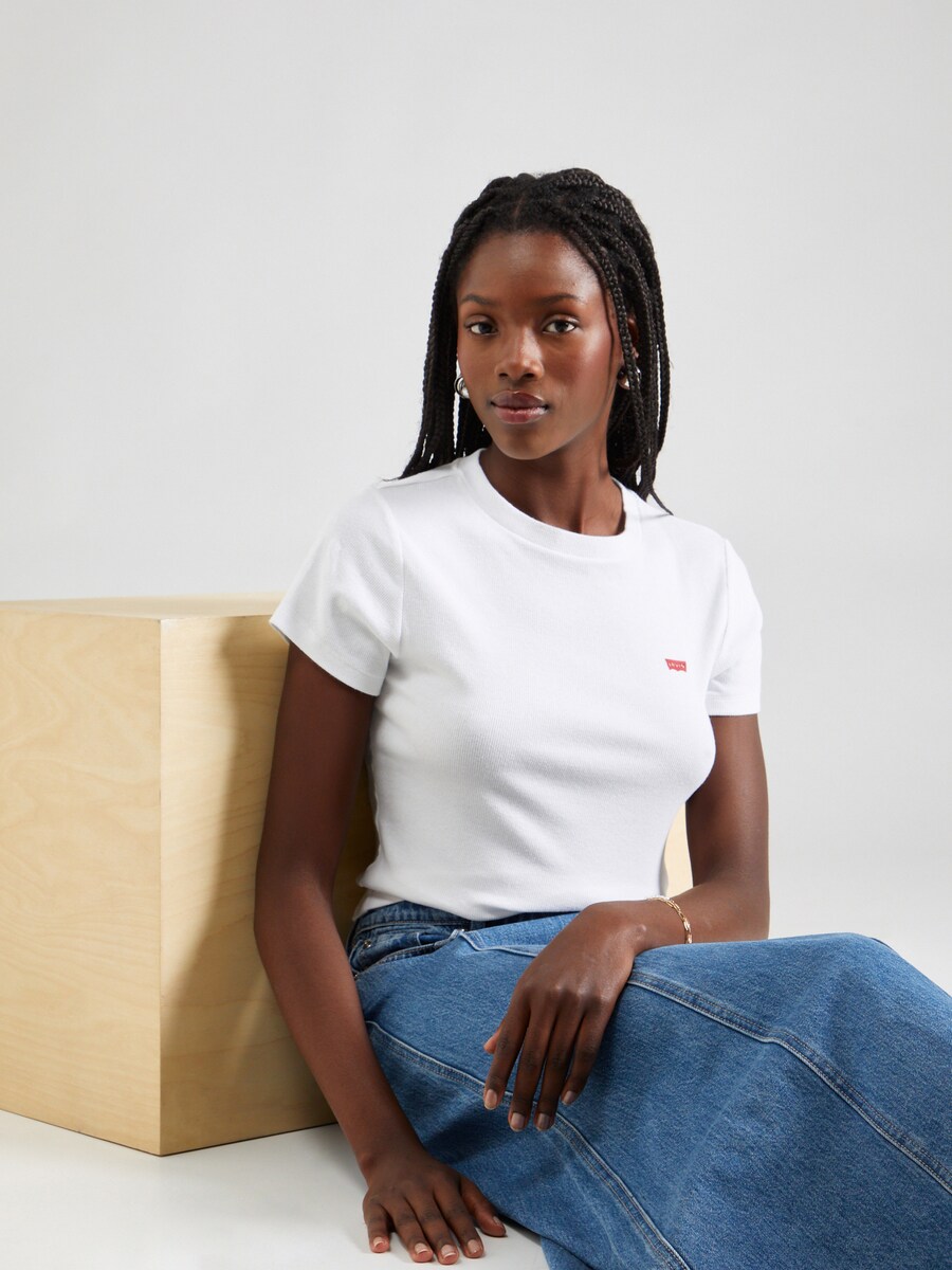 Рубашка LEVI'S  Essential Sporty Tee, белый — фото 2