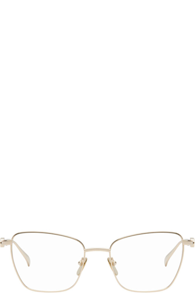 

Очки-бабочки Gucci Block Text Gold