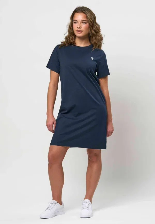 Платье-джерси Uwmonica U.S. Polo Assn., тёмно-сапфировый — фото 2