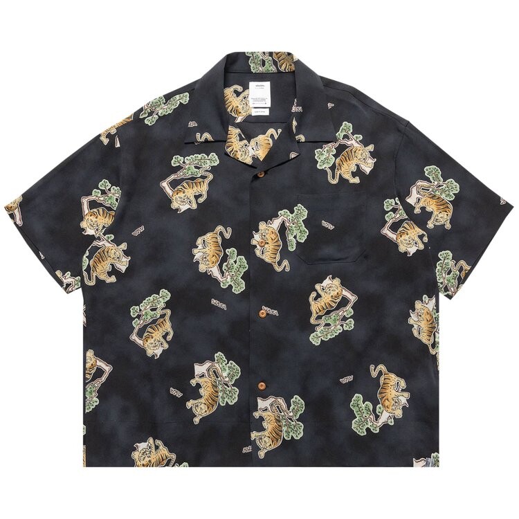

Рубашка Visvim Copa Vacation Shirt, черный, Серый, Рубашка Visvim Copa Vacation Shirt, черный