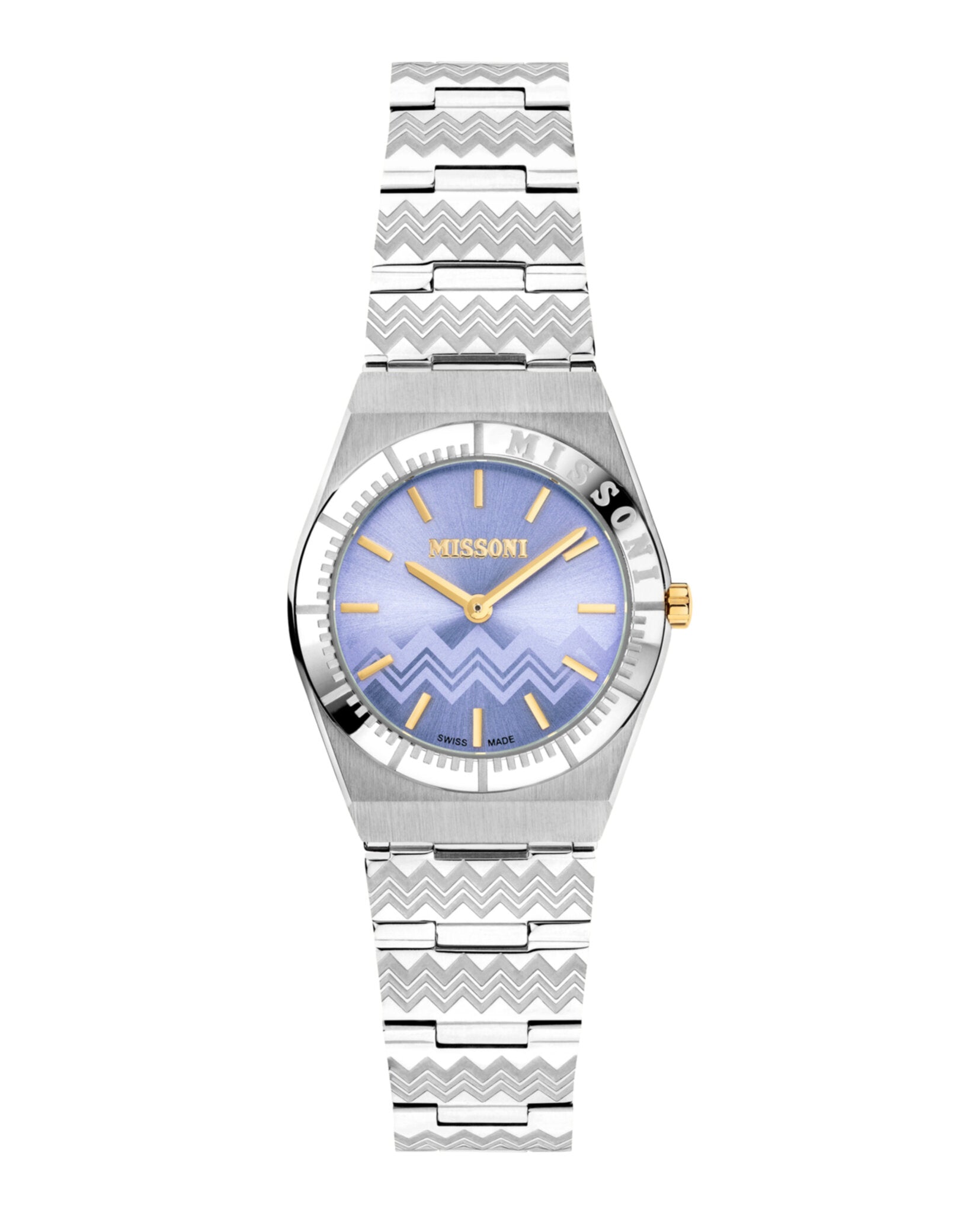 

Часы Missoni Milano, цвет silver/stainless steel/purple