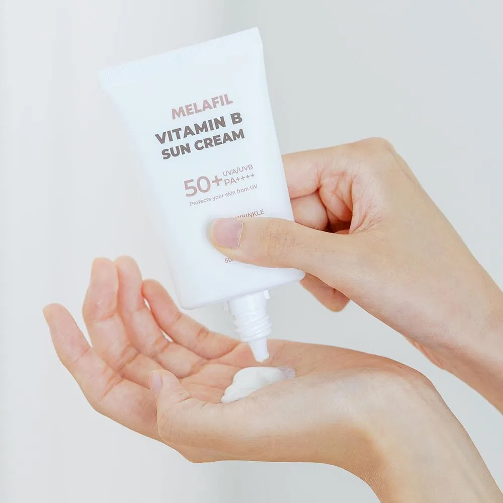 Солнцезащитный крем для лица с витамином B, MELAFIL, SPF 50 — фото 3