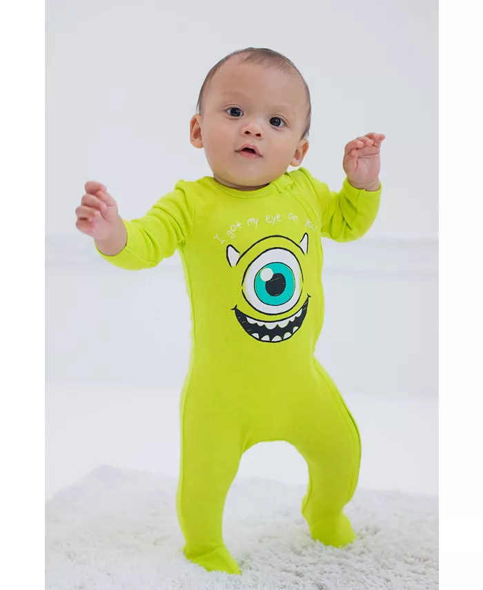 Детские комбинезоны для сна Disney Baby Boys 2 шт. — Винни Пух, Король Лев, Pixar Toy Story (для новорожденных) Monsters Inc., мультиколор — фото 2
