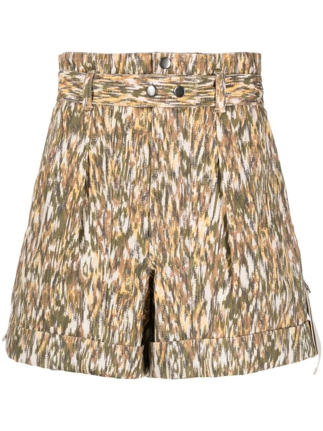 

Marant Étoile шорты Kaloscoe с подворотами, зеленый