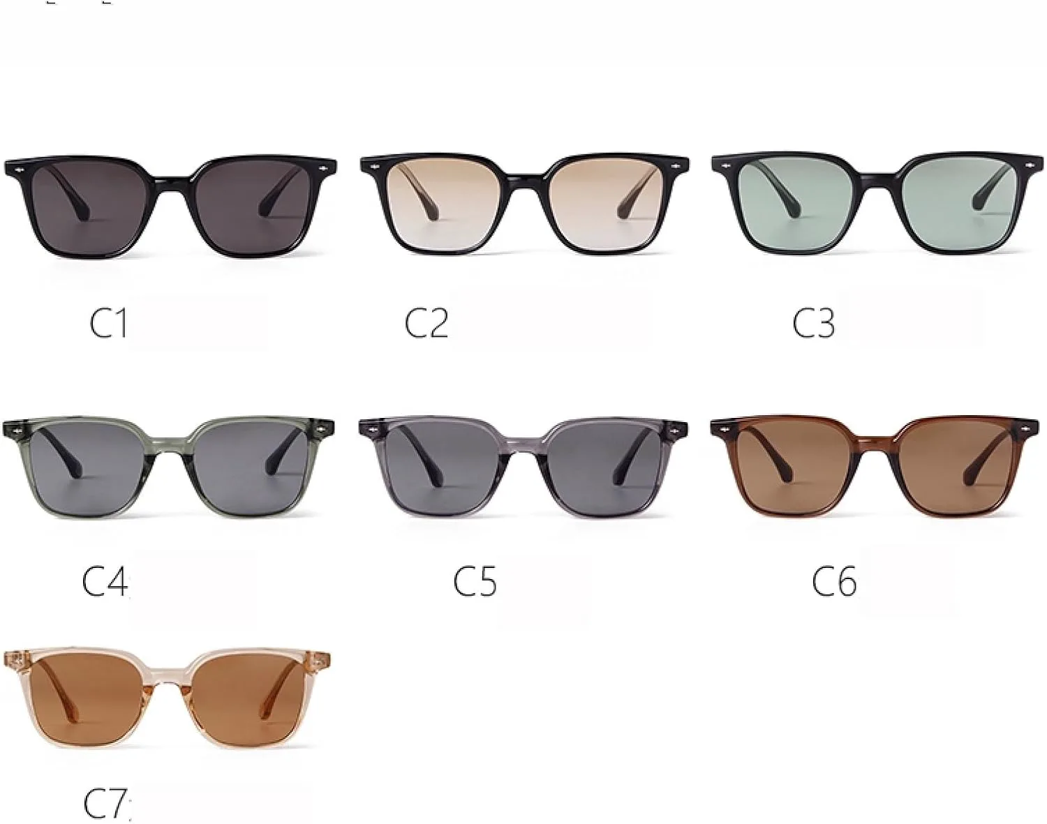 

Солнцезащитные очки с защитой от УФ-излучения UV400 | Маленькая заклепка Tr90 | Для женщин и мужчин, для занятий спортом на открытом воздухе и вождения DSVIGF, 02