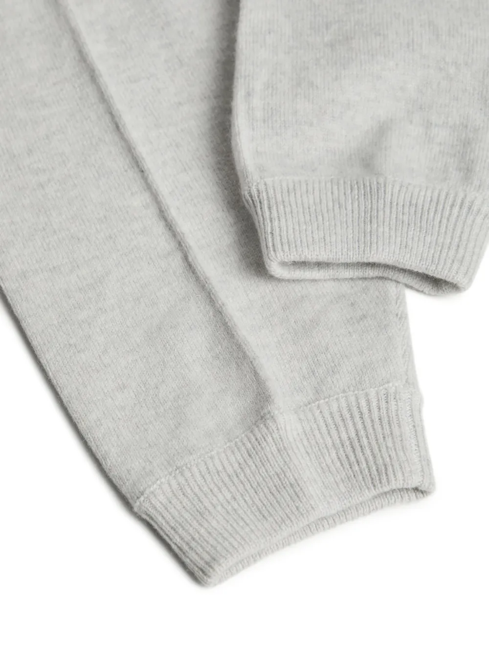 Кашемировые брюки Bernie Baby в рубчик Brunello Cucinelli Kids, серый — фото 3