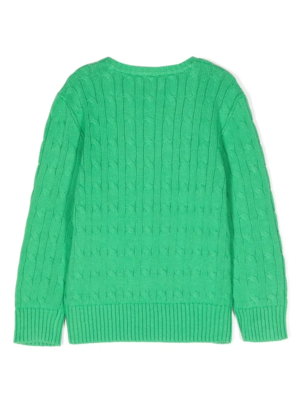 Джемпер с логотипом Polo Pony Polo Ralph Lauren Kids, зеленый — фото 2