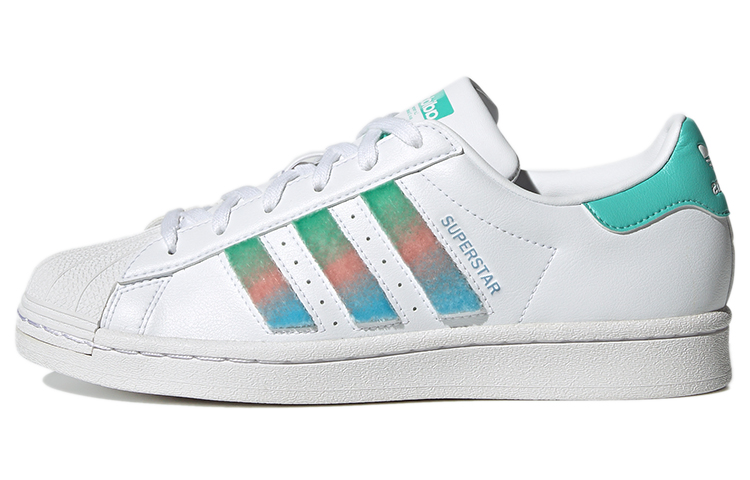 

Кроссовки Adidas Originals Originals Superstar For White/Green/Blue Women's